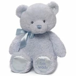Gund My First Teddy Blue Medium