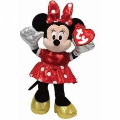 Beanie Boos Ty Beanie Boos Teenie Tys Plush Minnie Red Sparkle