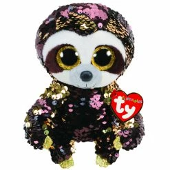 Beanie Boos Ty Beanie Boos Flippables Regular Plush Dangler Brown Sloth