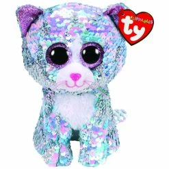 Beanie Boos Ty Beanie Boos Flippables Regular Plush Whimsy Blue Cat