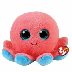 Beanie Boos Ty Beanie Boos Regular Plush Sheldon Coral Octopus