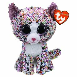 Beanie Boos Ty Beanie Boos Flippables Regular Plush Confetti Cat