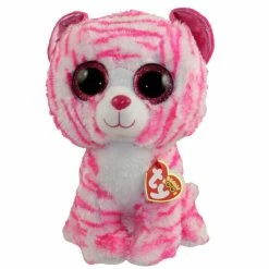 Beanie Boos Ty Beanie Boos Medium Plush Asia The Pink & White Tiger