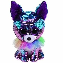 Beanie Boos Ty Beanie Boos Flippables Regular Plush Yappy Blue Purple Chihuahua
