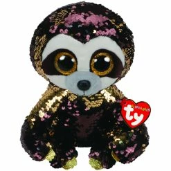 Beanie Boos Ty Beanie Boos Flippables Medium Plush Dangler Brown Sloth