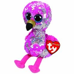 Beanie Boos Ty Beanie Boos Flippables Regular Plush Pinky Pink Flamingo