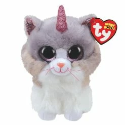 Beanie Boos Ty Beanie Boos Regular Plush Asher Cat With Horn