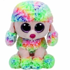 Beanie Boos Ty Beanie Boos Medium Plush Rainbow Poodle