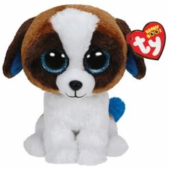 Beanie Boos Ty Beanie Boos Regular Plush Duke The Brown White Dog