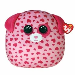 Beanie Boos Ty Beanie Boos Squish A Boo 10 Inch Tickle Pink Dog