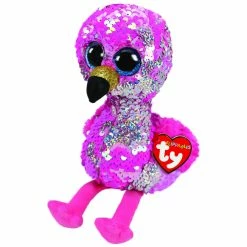 Beanie Boos Ty Beanie Boos Flippables Medium Plush Pinky Pink Flamingo