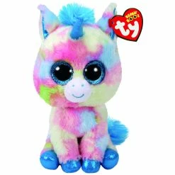 Beanie Boos Ty Beanie Boos Regular Plush Blitz Blue Multi Unicorn