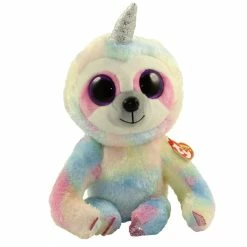 Beanie Boos Ty Beanie Boos Medium Plush Cooper Sloth With Horn
