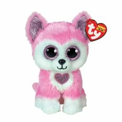 Beanie Boos Ty Beanie Boos Regular Plush Hunk Husky Pink