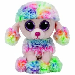 Beanie Boos Ty Beanie Boos Regular Plush Rainbow Poodle