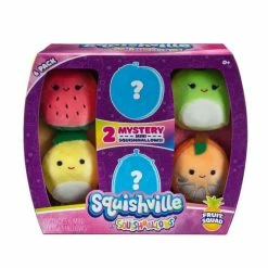 Alternative view of Squishmallows Squishville Mini Plush 6 Pack Assorted