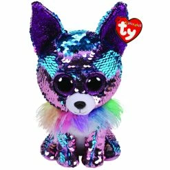Beanie Boos Ty Beanie Boos Flippables Medium Plush Yappy Blue Purple Chihuahua