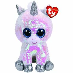Beanie Boos Ty Beanie Boos Flippables Medium Plush Diamond White Unicorn