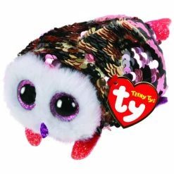Beanie Boos Ty Beanie Boos Flippables Teeny Tys Checks Pink Black Owl