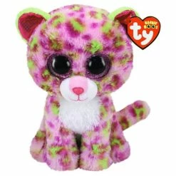 Beanie Boos Ty Beanie Boos Regular Plush Lainey Pink Leopard