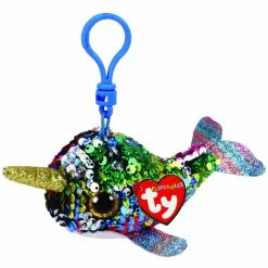 Beanie Boos Ty Beanie Boos Flippables Clip Calypso Multi Narwhal