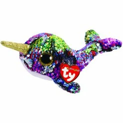 Beanie Boos Ty Beanie Boos Flippables Regular Plush Calypso Multi Narwhal