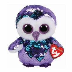 Beanie Boos Ty Beanie Boos Flippables Regular Plush Moonlight Purple Owl