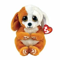 Beanie Boos Ty Beanie Boos Regular Plush Ruggles Dog Brown White