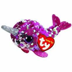 Beanie Boos Ty Beanie Boos Flippables Teeny Tys Nelly Pink Narwhal