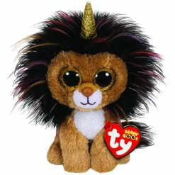 Beanie Boos Ty Beanie Boos Regular Plush Ramsey Lion With Horn