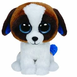 Beanie Boos Ty Beanie Boos Medium Plush Duke The Brown White Dog