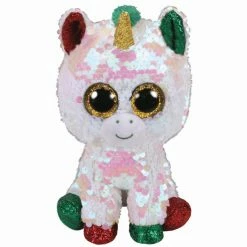 Beanie Boos Ty Beanie Boos Flippables Regular Plush Christmas Stardust Unicorn
