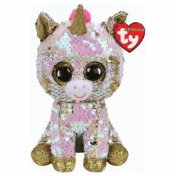 Beanie Boos Ty Beanie Boos Flippables Medium Plush Fantasia Unicorn