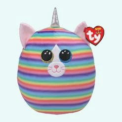 Beanie Boos Ty Beanie Boos Squish A Boo 10 Inch Heather Cat