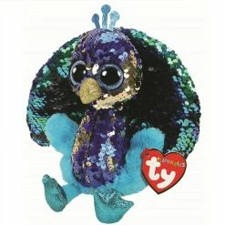 Beanie Boos Ty Beanie Boos Flippables Regular Plush Tyson Peacock