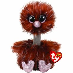 Beanie Boos Ty Beanie Boos Regular Plush Orson Brown Ostrich