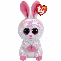 Beanie Boos Ty Beanie Boos Flippables Regular Plush Bonnie Pink White Bunny