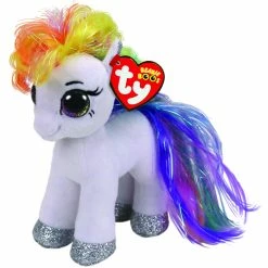 Beanie Boos Ty Beanie Boos Regular Plush Starr White Pony