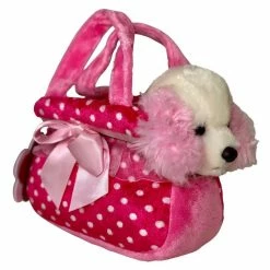 Other Plush In Bag Spaniel Pink Spot