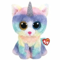 Beanie Boos Ty Beanie Boos Extra Large Plush Heather Cat With Horn