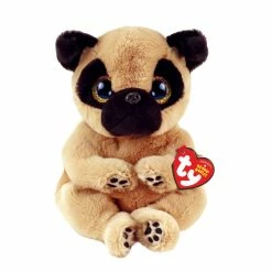 Beanie Boos Ty Beanie Boos Regular Plush Izzy Dog Tan Blk Ears